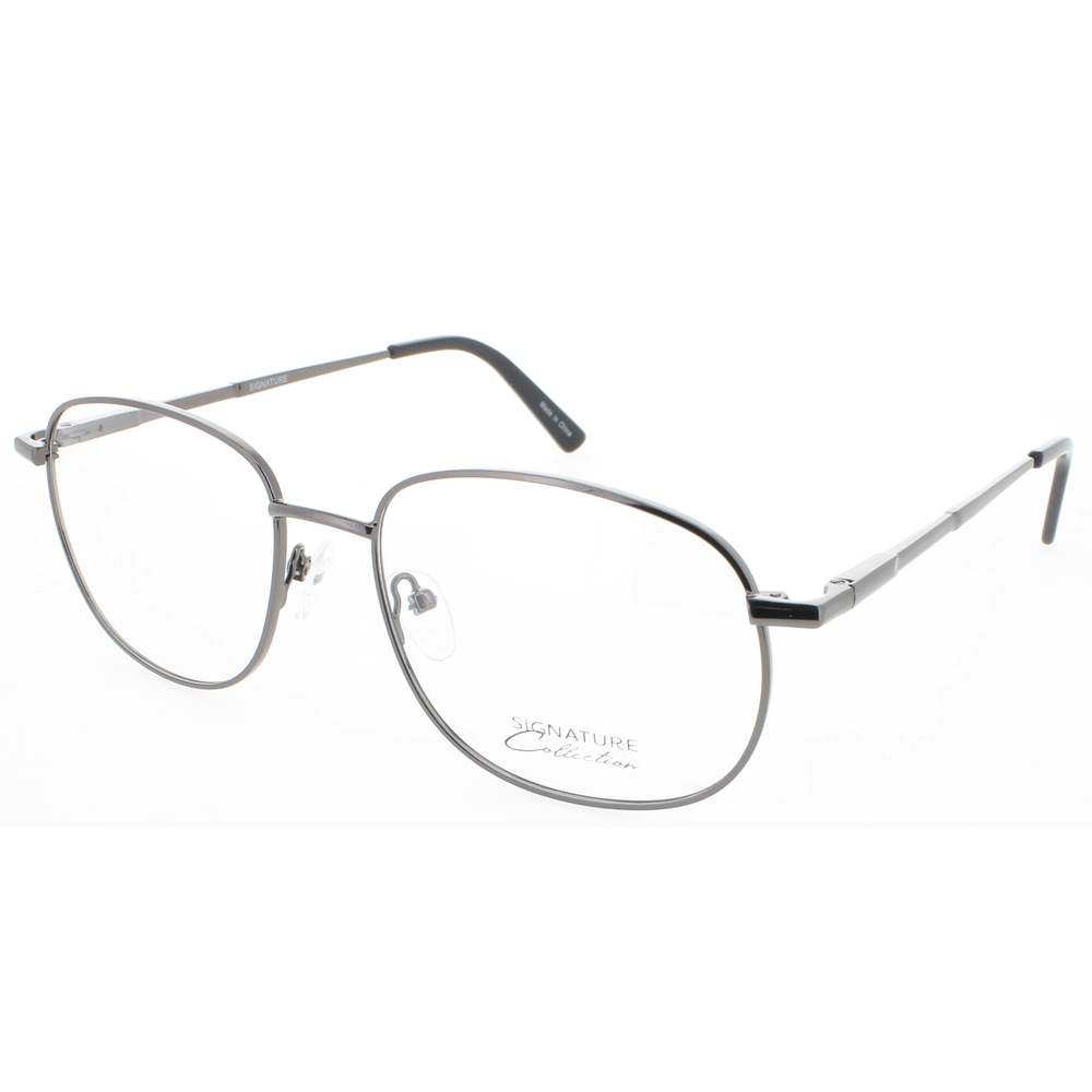 SIGNATURE 1124-Gunmetal-57 Eyeglasses Eye Glasses GUNMETAL Authentic New